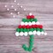 Christmas Pom Poms Pompoms for Art Crafts Gift Decorations, Red Green White, 400 Pieces